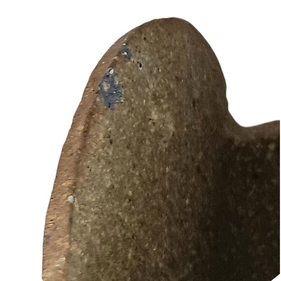 Pottery Wall Pocket Branch Leaves Berries Brown Neutral Cokors Signed Christy - Picture 9 of 10